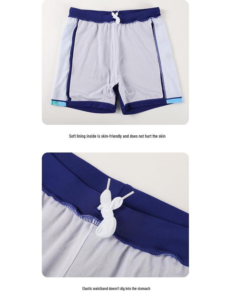 Комплект летнего купальника для мальчиков 2025: Стильные раздельные купальники и плавки для подростков и детей