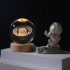Подарочный фестиваль USB светодиодный ночник, лампа Galaxy Crystal Ball, 3D лампа Planet Moon, украшение для дома