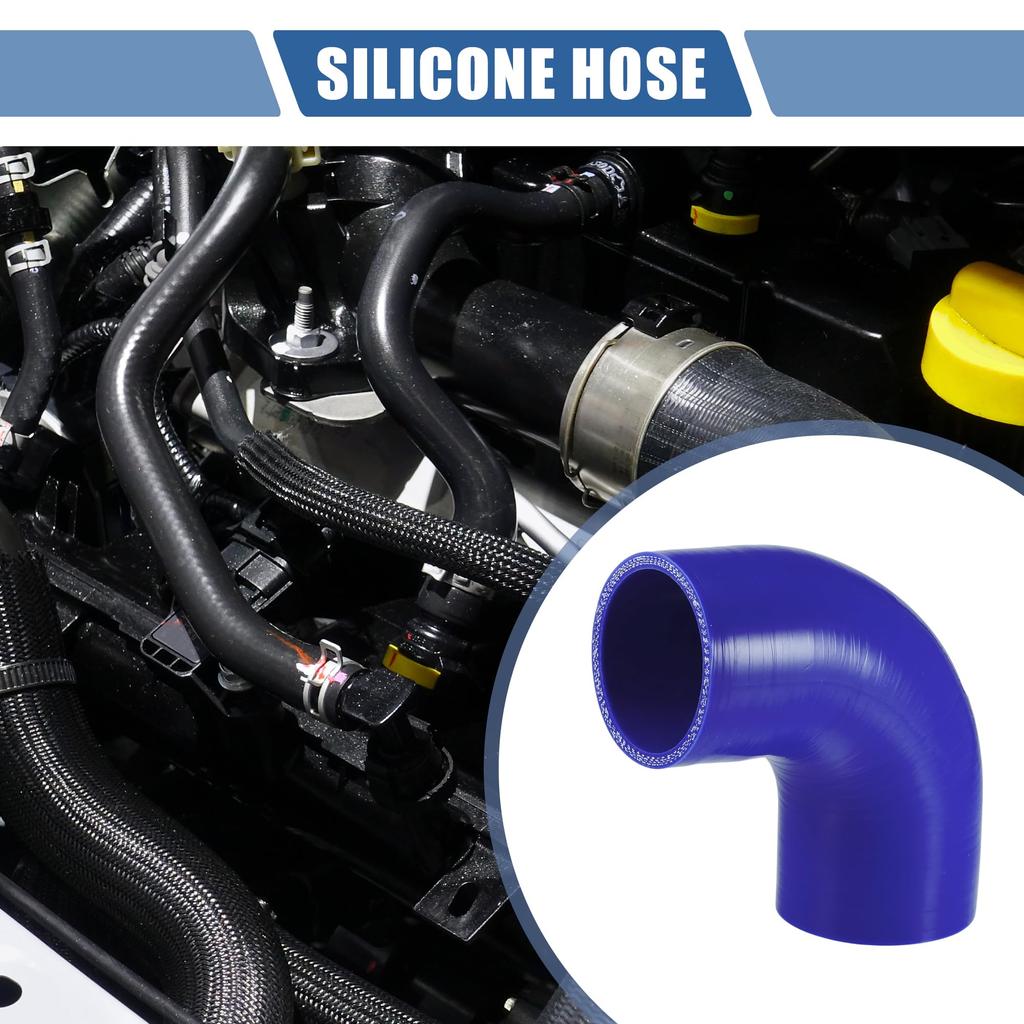 X AUTOHAUX Silicone Hose Silicone Pipe Radiator Hose 1 Piece Inner Diameter 63 mm