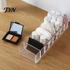 Clear Cosmetic Storage Box Acrylic Makeup Organizer, 8 Grids Cosmetics Eyebrow Pencil Organizer Case ,Transparent Container for Lipstick And Eyeshadow