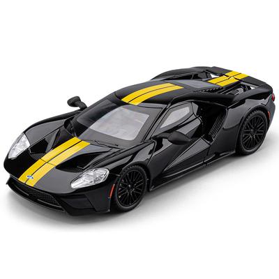 1/24 Ford GT Суперкар Сплав Модель Машинки Игрушка Литые Металлические Звук и Свет Игрушки Машинки для Детей Транспортное средство