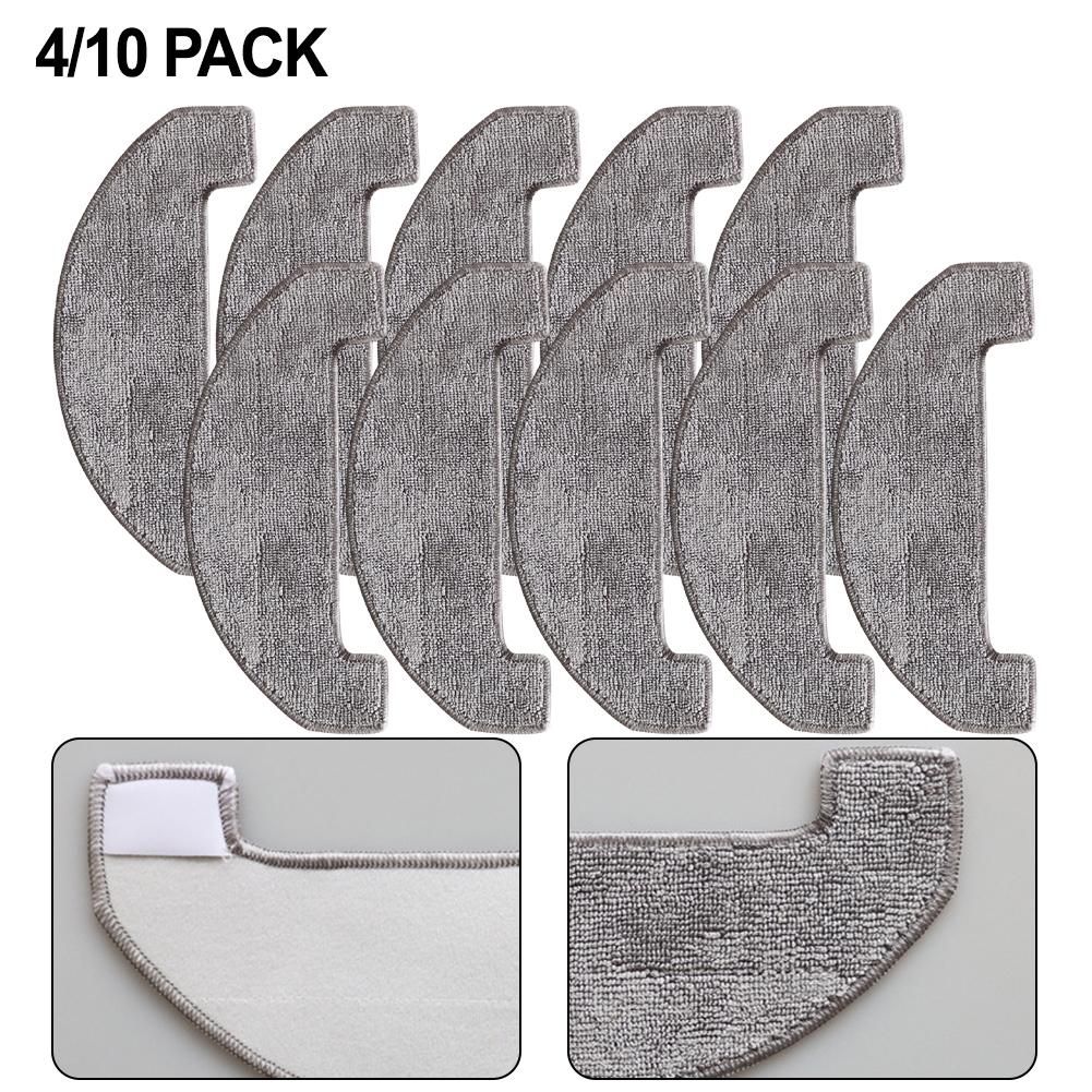 Microfiber Mop Pads For Midea VCR S6 Plus Robot Vacuum Cleaner Washable Replacement Parts Floor Cleaning Accessories 4 10pcs