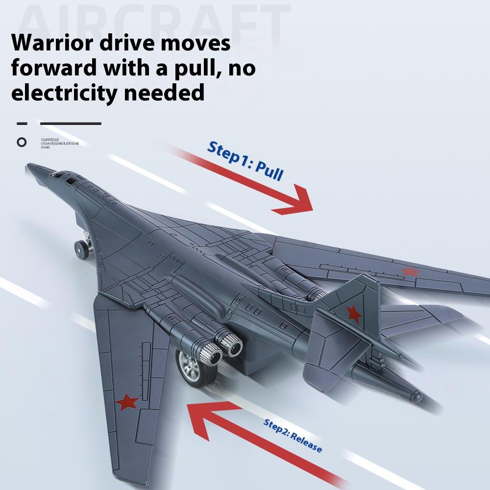 Модель стратегического бомбардировщика-ракетоносца большой дальности Ту-160 в масштабе 1/200 с подставкой для демонстрации, коллекционные украшения, подарок для военного фаната, игрушки на Хэллоуин