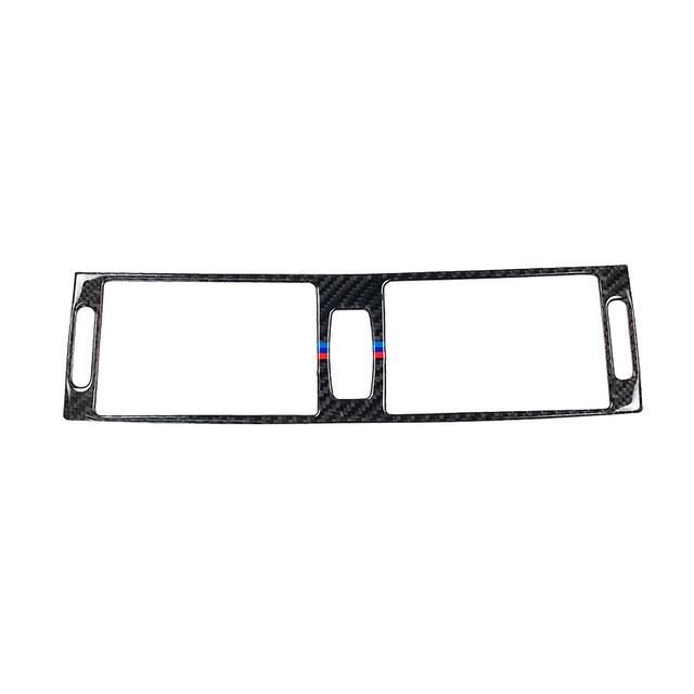 Для BMW X5 X6 E70 E71 2008 2009 2010 2011 2012 2013 углеродное волокно центральная/боковая защитная крышка для кондиционера