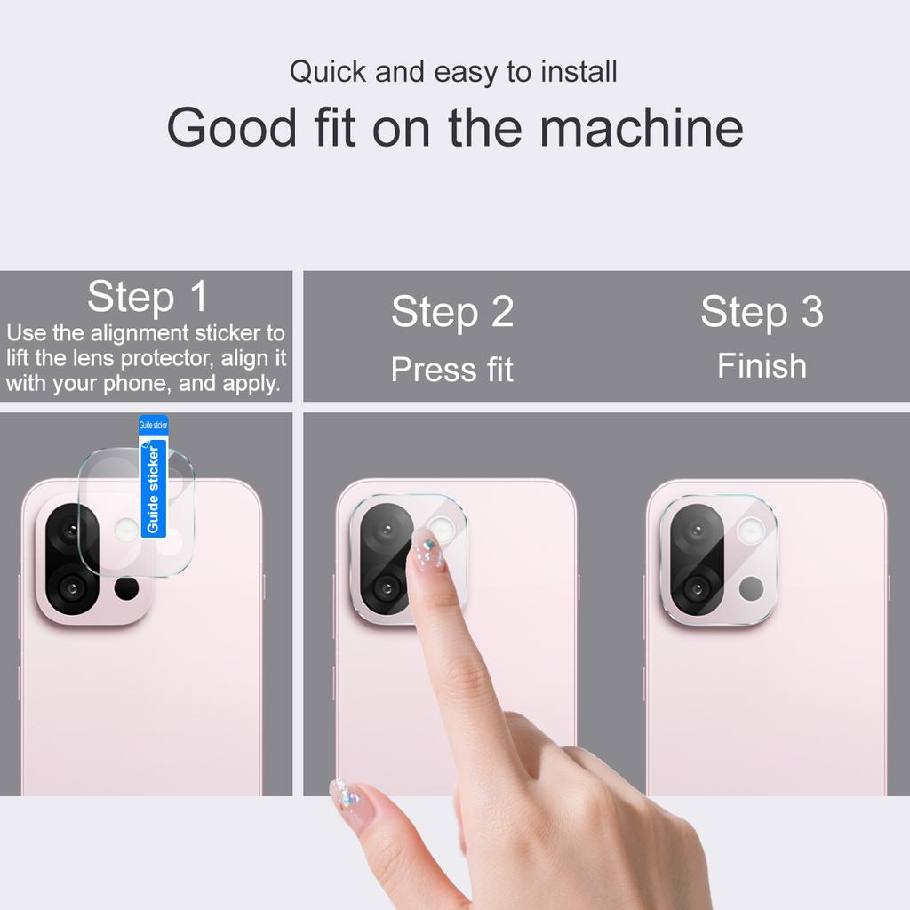 Для OnePlus 13T 5G Glass IMAK High Definition интегрированная тонкая стеклянная линза пленка