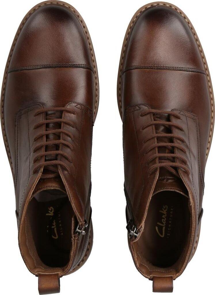 Ботинки Clarks Aldwin Cap кожаные (26179733) средне-коричневые