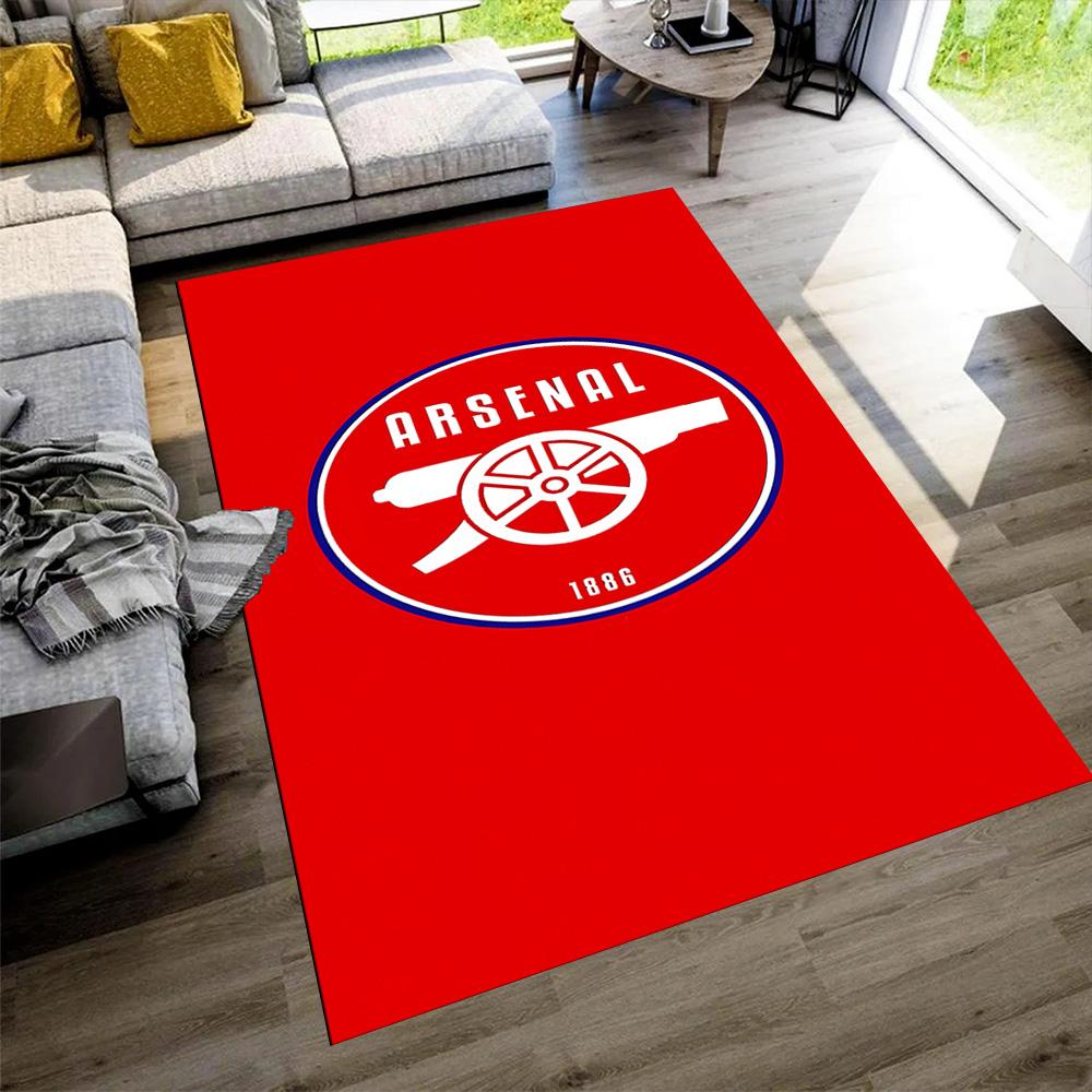 Arsenal Floor Rug Office Rug Perfect for Foyer Playrooms Game Room Dormitory Antislip Carpet Anime Office Decor Best for Christmas