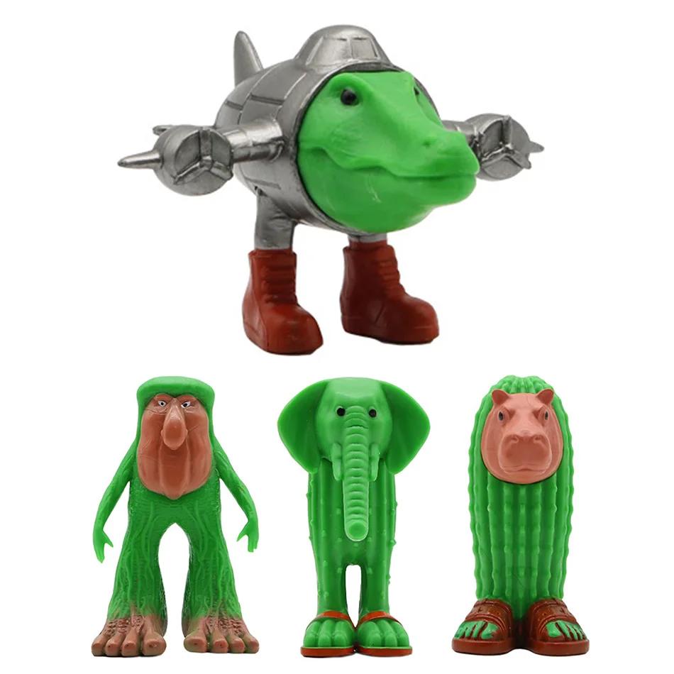 Tung sahur Фигурка Аниме Фигурка Акулы Забавная Кукла Игрушки Tralalero Tralala ПВХ модель настольное украшение детский подарок на день рождения