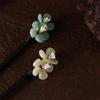 1 Pc Chinese Hair Clips Glass Handmade Hairpin Hair Fork Wooden Hair Sticks