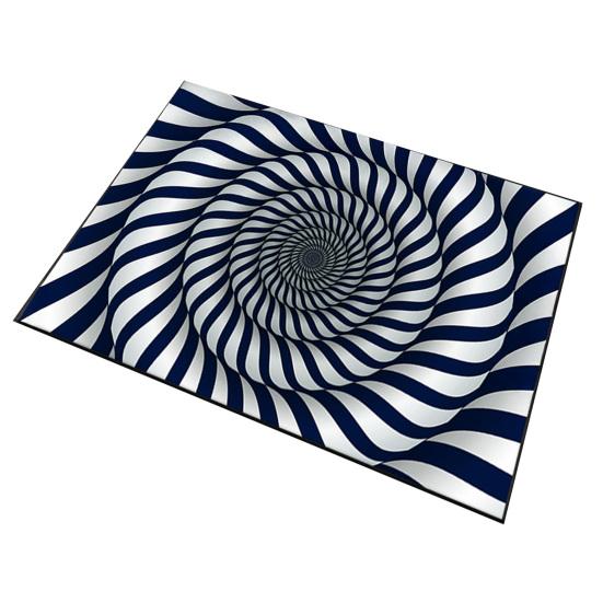 3D Оптическая Иллюзия Напольный Коврик Нескользящий Устойчивый Дизайн Легко Чистящийся Напольный Ковер с Потрясающим Визуальным Эффектом Норы Машинная Стирка Ковер для Зоны