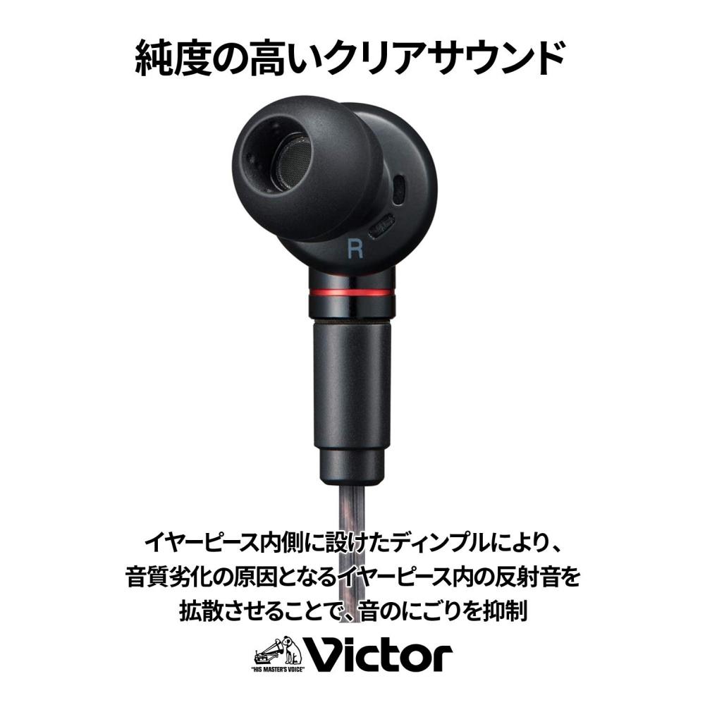JVC Kenwood Victor JVC HA-FW1500 WOOD Series герметичные наушники Recable совместимы с источником звука высокого разрешения