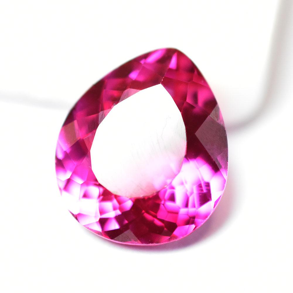 Natural Pink Ruby Loose Gemstone 9.14 ct Pear Cut for Birthstone Jewelry for Jewelry Making Projects