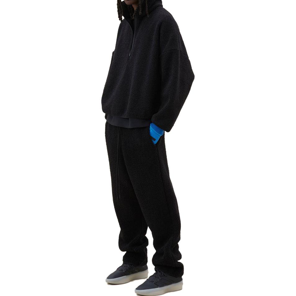 Fear of God Флисовые трикотажные спортивные штаны унисекс X Adidas Essentials, черные IM5324