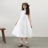 LUSON Girls' Summer Sleeveless A-Line Dress