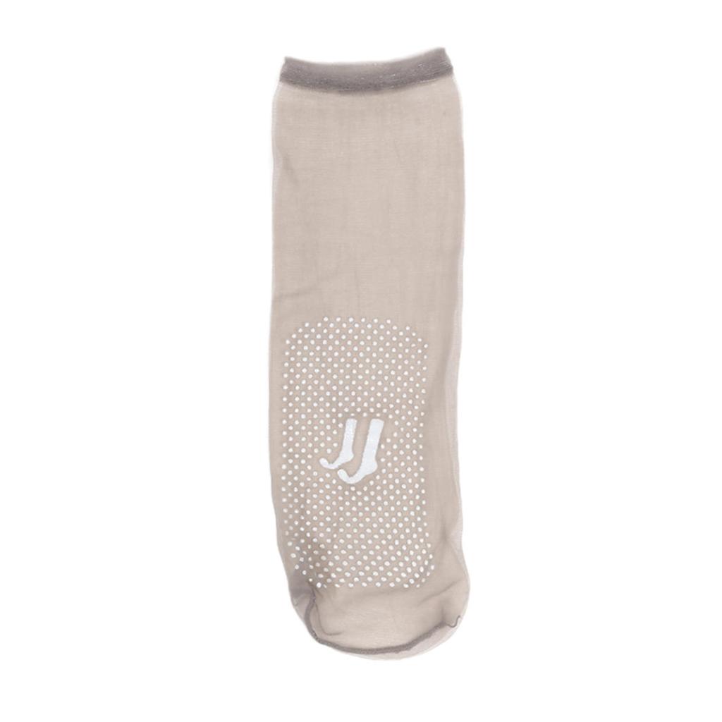 10 Pairs Ultra-thin Breathable Socks Women Non-slip Transparent Elastic Socks Ladies Summer Core Wire Short Ankle Socks