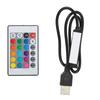 USB Bluetooth RGB Light Strip Controller with Remote Control for 4 Pin 5V LED Strip Lights