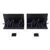Mail Countertop Holder Anti Slip Base Stylish Metal Desk Mail Organizer for Letter Envelope