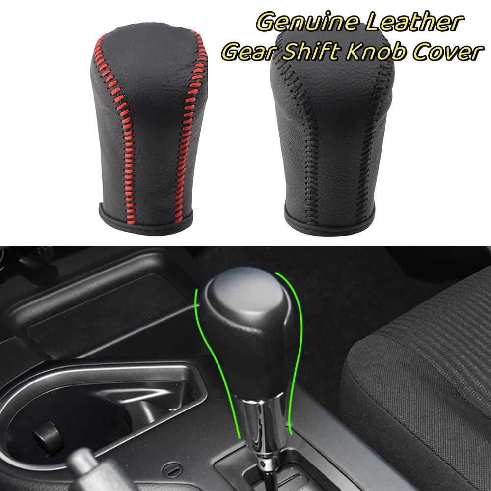Кожаный чехол для ручки переключения передач для Toyota Corolla Rav4 Rav 4 2014-2019 Автоматические сшитые вручную воротники для переключения передач