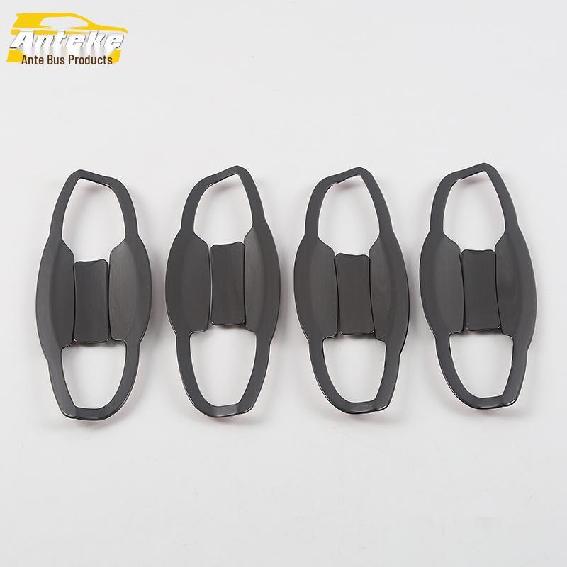 Bora Door Bowl Ring and Protective Film - Scratch and Wear Resistant Trim for Car Accessories