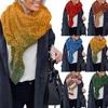 Women's Plaid Scarf Warm Thickening Trend Scarf Shawl Cape