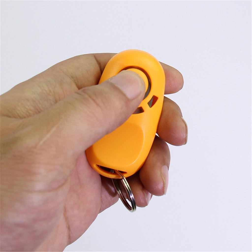 Dog Training Clicker Whistle Combo Lightweight Easy To Use Pet Training Clickers for Cats Birds Horses