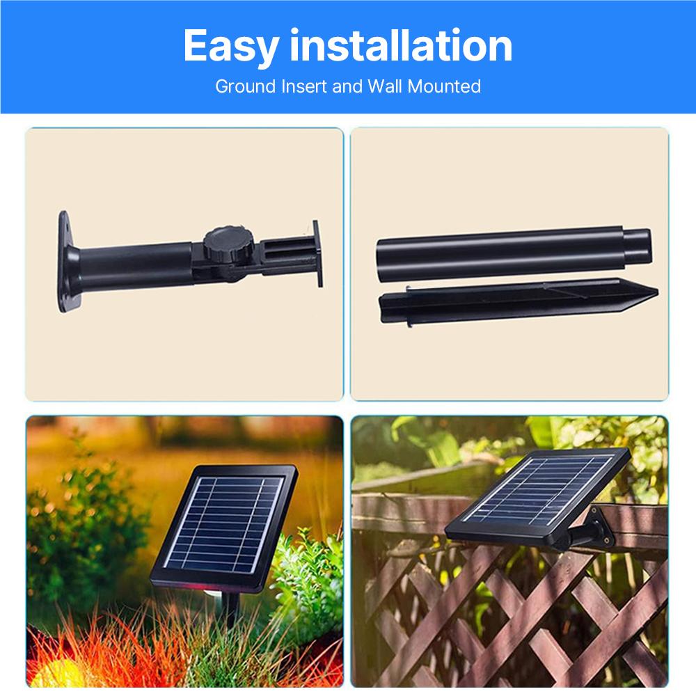 Набор из 6 солнечных прудовых светильников RGB LED Погружные фонтанные светильники IP68 Водонепроницаемые Цветные подводные ландшафтные прожекторы