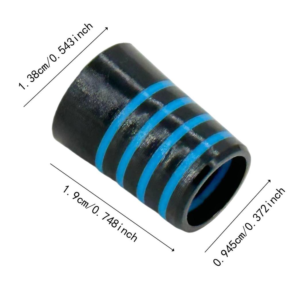 10 Pieces Golf Ferrules Golf Club Shaft Ferrules Portable .370 ID:0.370" Od:0.540" Length:0.750" Taper Tip Adapter for Sports