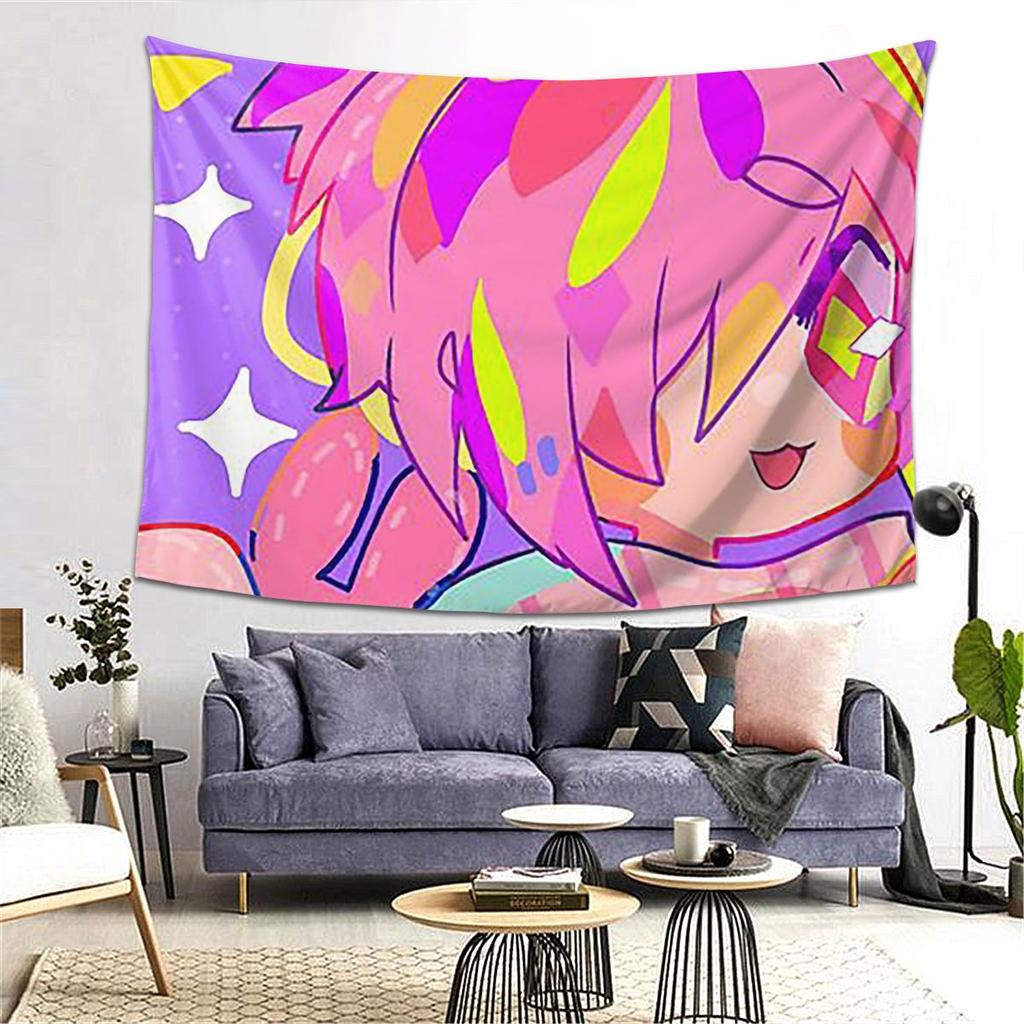 Mitsuba Toilet Bound Hanakokun Butto Tapestry Decor Art Aesthetic Tapestries Living Room Bedroom Home Wall Cloth Wall Hanging