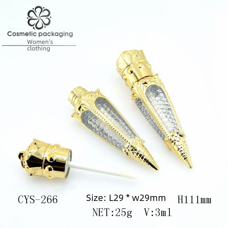 3 мл тюбик блеска для губ Golden Carrot - флакончик с индивидуальным дизайном