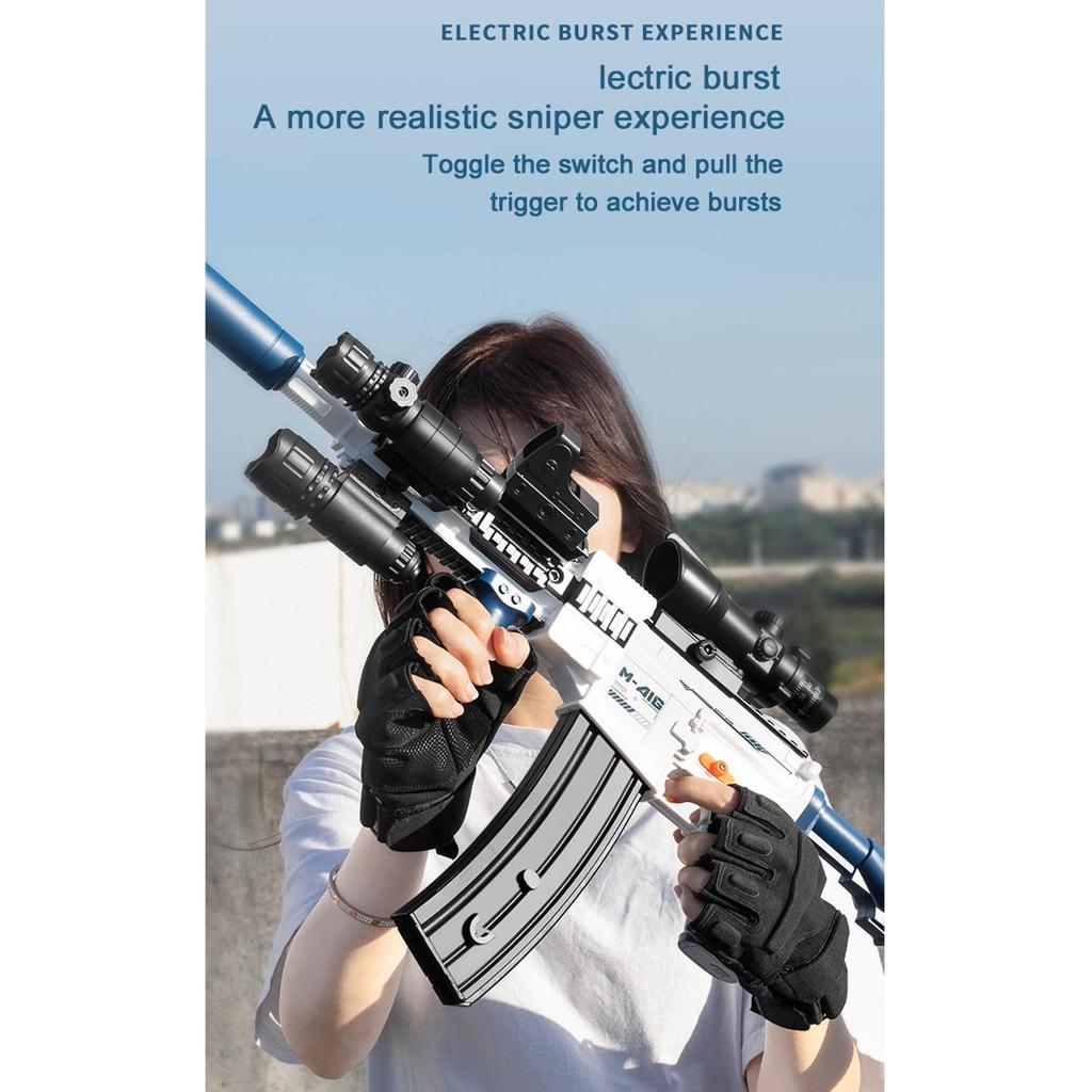 Детский игрушечный пистолет Мягкая пуля М416