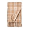 Soft Faux Cashmere Scarf With Fringe Plaid Wrap Women Winter Warm Stylish Accessory