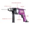 Электрическая ударная дрель 1200 Вт 220 В 2500 об/мин с регулируемой скоростью, сверхмощная, ударная отвертка, дрель с патроном, набор электроинструментов