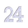 2Pcs Number 16 18 21 30 Led Light String Happy Birthday Party Decoration Wedding Anniversary Adult Birthday Party Gift Light Led 5