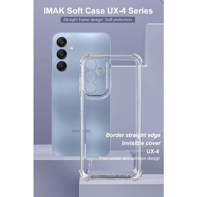 Для Samsung Galaxy A15 4G 5G Чехол для телефона IMAK UX-4 Ударопрочный Мягкий чехол