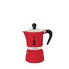Fireplace Espresso Maker Red 13x9x17cm Fireplace Rainbow 3 Cups