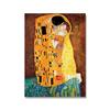 Gustav Klimt Kiss Sunflowers Abstract Oil Painting On Canvas with Print Poster Modern Couple Art Wall Panels for the Living Room Cuadros