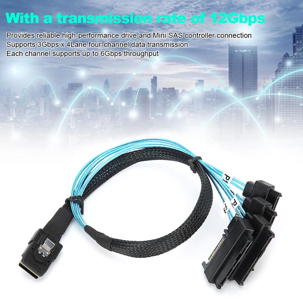 G0508 Mini SAS Cable 29P SFF-8087 to SFF-8482 Data Line Компьютерные аксессуары Сервер