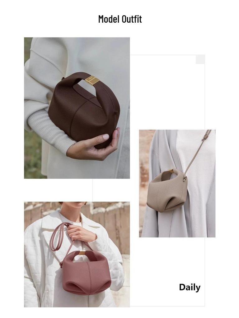 Женская сумка кроссбоди из натуральной кожи Polene Boling'en - Модная универсальная сумка через плечо