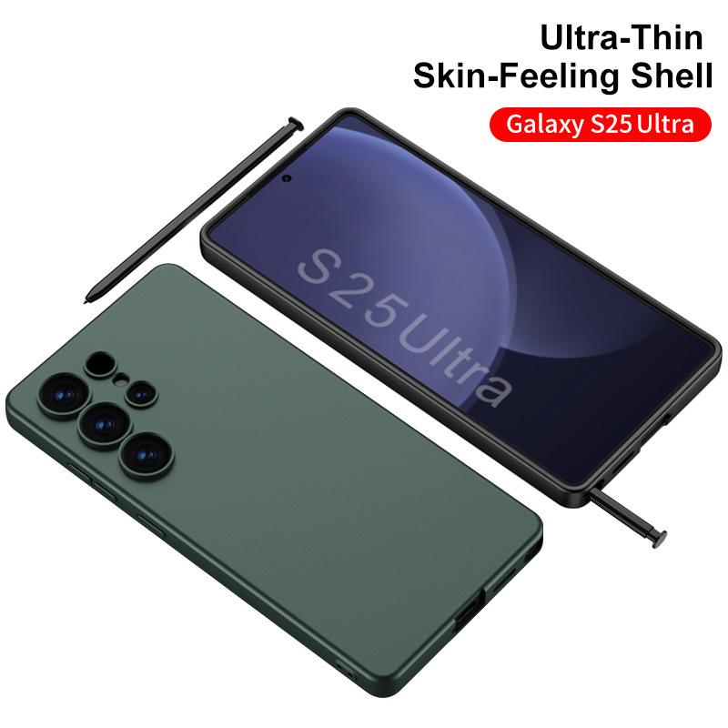 Тонкий силиконовый мягкий чехол из ТПУ Samsung S25 Ultra с защитой от падений и точными вырезами