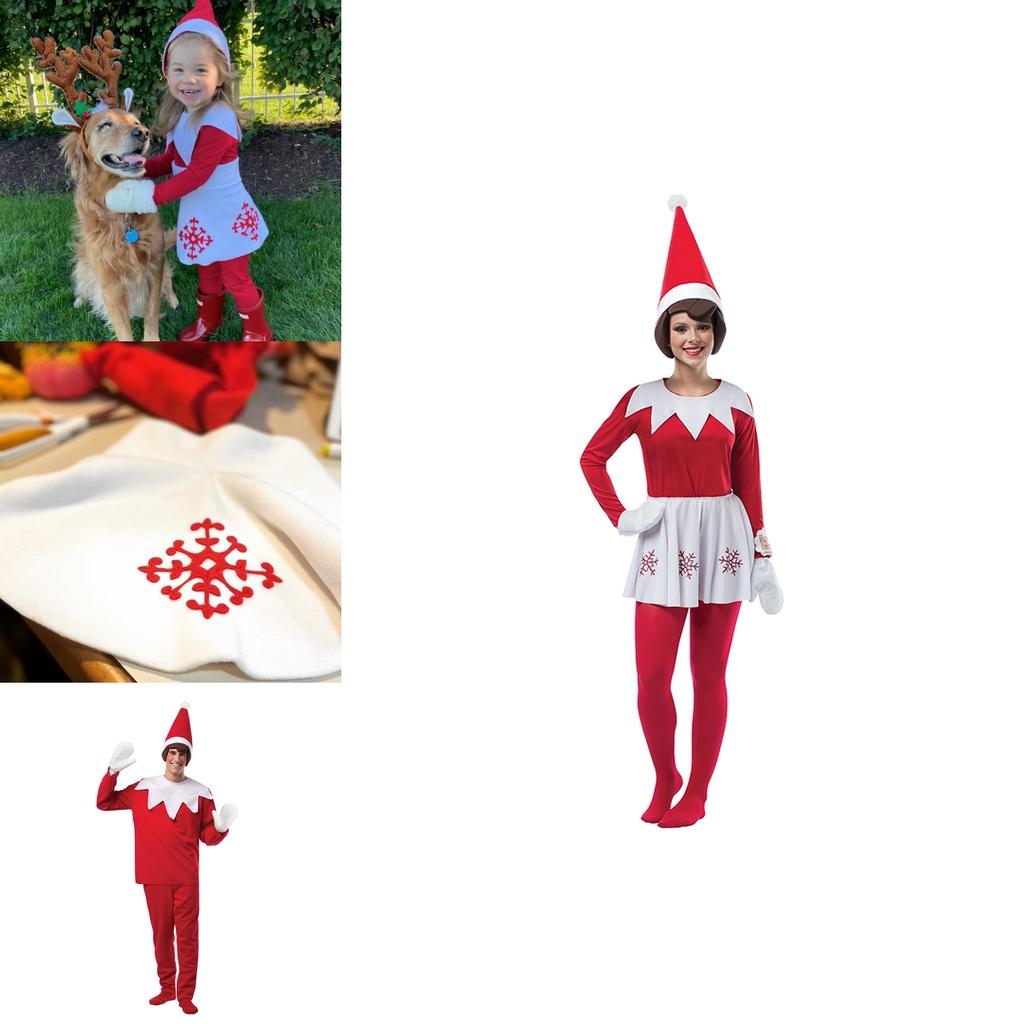Soft And Breathable Cotton Elf On The Shelf Costume For Halloween
