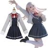 Аля Косплей девушка по соседству, которая иногда шепчет по-русски Костюм для косплея Костюм Алисы Аниме Униформа Взрослый размер Костюм на Хэллоуин Вечеринка