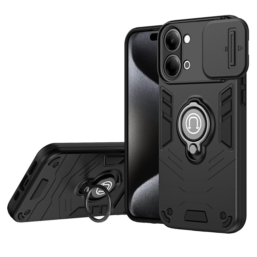 KEYSION Ударопрочный чехол-бампер с кольцом-подставкой для VIVO Y05, чехол для телефона с защитой выдвижной крышки камеры для VIVO Y11 5G Y11d Y21 5G 2026