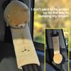 1Pcs Car Cartoon Seat Belt Shoulder Pad Car Shoulder Pad Adjustable Plush Seat Belt Protector for Car Interior Accessories
