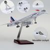 50 СМ 1:Самолет в масштабе 125 Concorde Air France British Airline Air Force One Модель самолета Смоляной фюзеляж Самолет Подарок Дисплей
