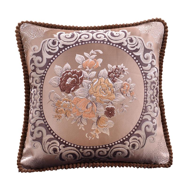 European Jacquard Sofa Pillow Cover for Home or Office