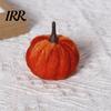 Velvet Pumpkin Decor 20 PCS Decorative Ornaments, Multi-Color Artificial Fall Harvest Table Centerpieces for Mantel Shelf, Farmhouse Centerpiece