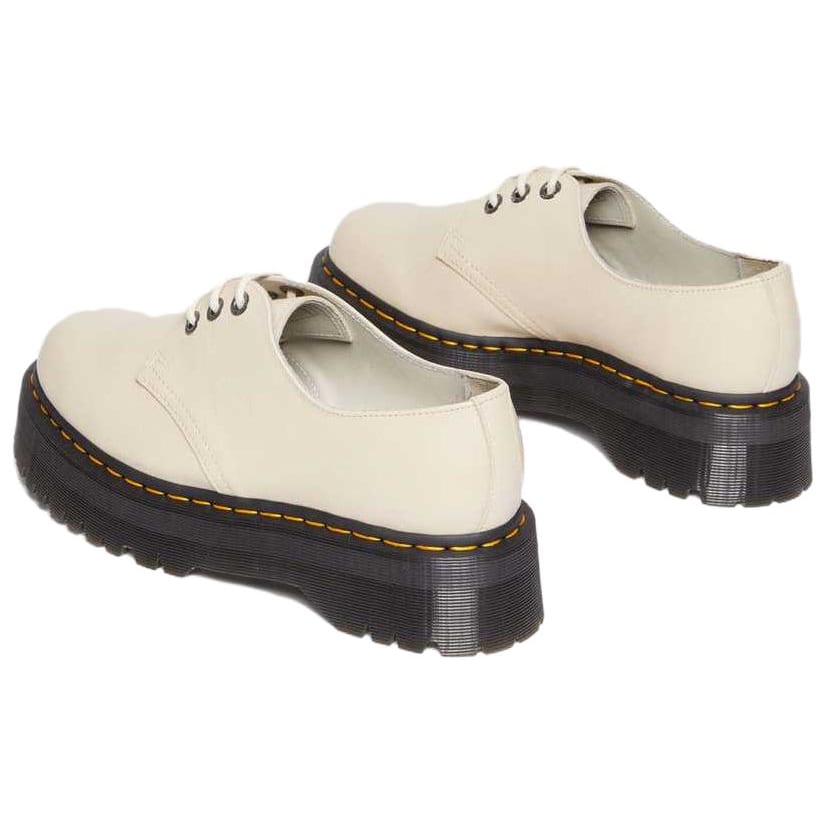 Доктор. Ботинки Dr. Martens 1461 II Pisa на кожаной платформе 'Parchment Beige' 30612292
