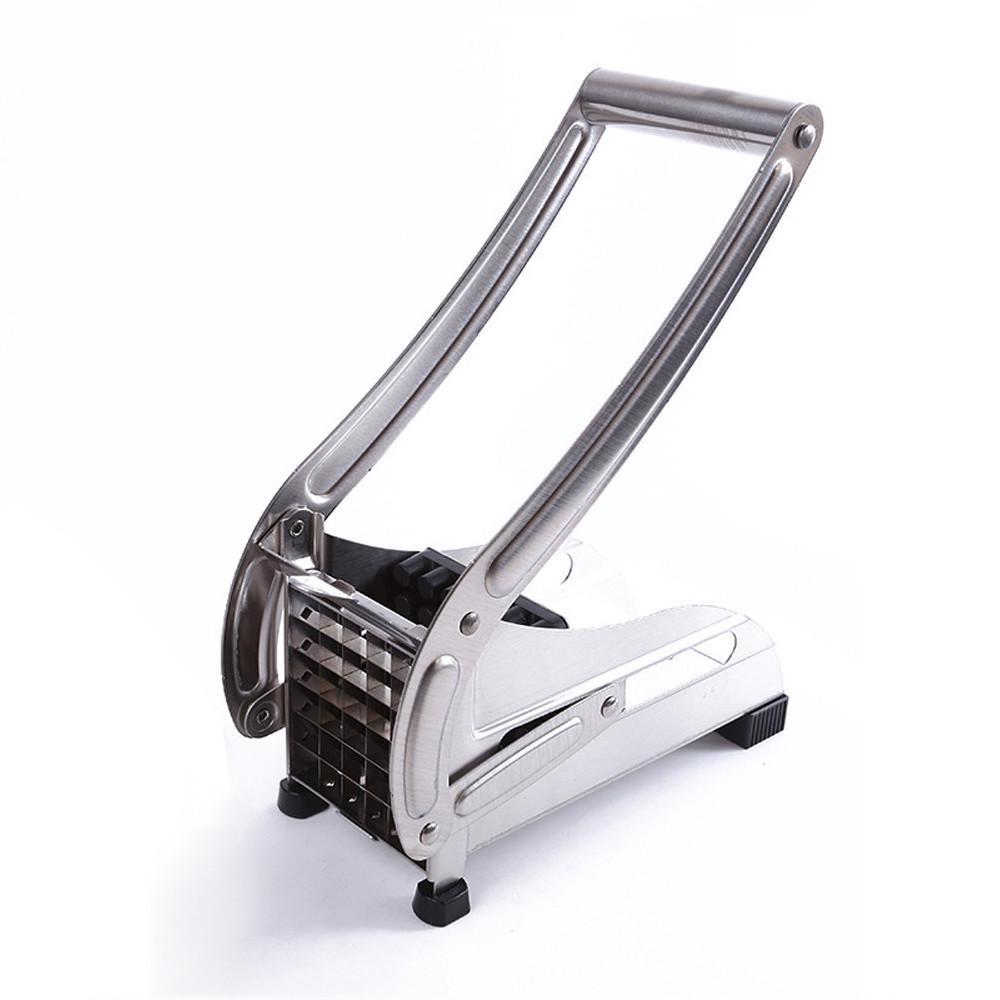 Нержавеющая сталь резак для картофеля фри, овощерезка, измельчитель, Dicer, 2 лезвия