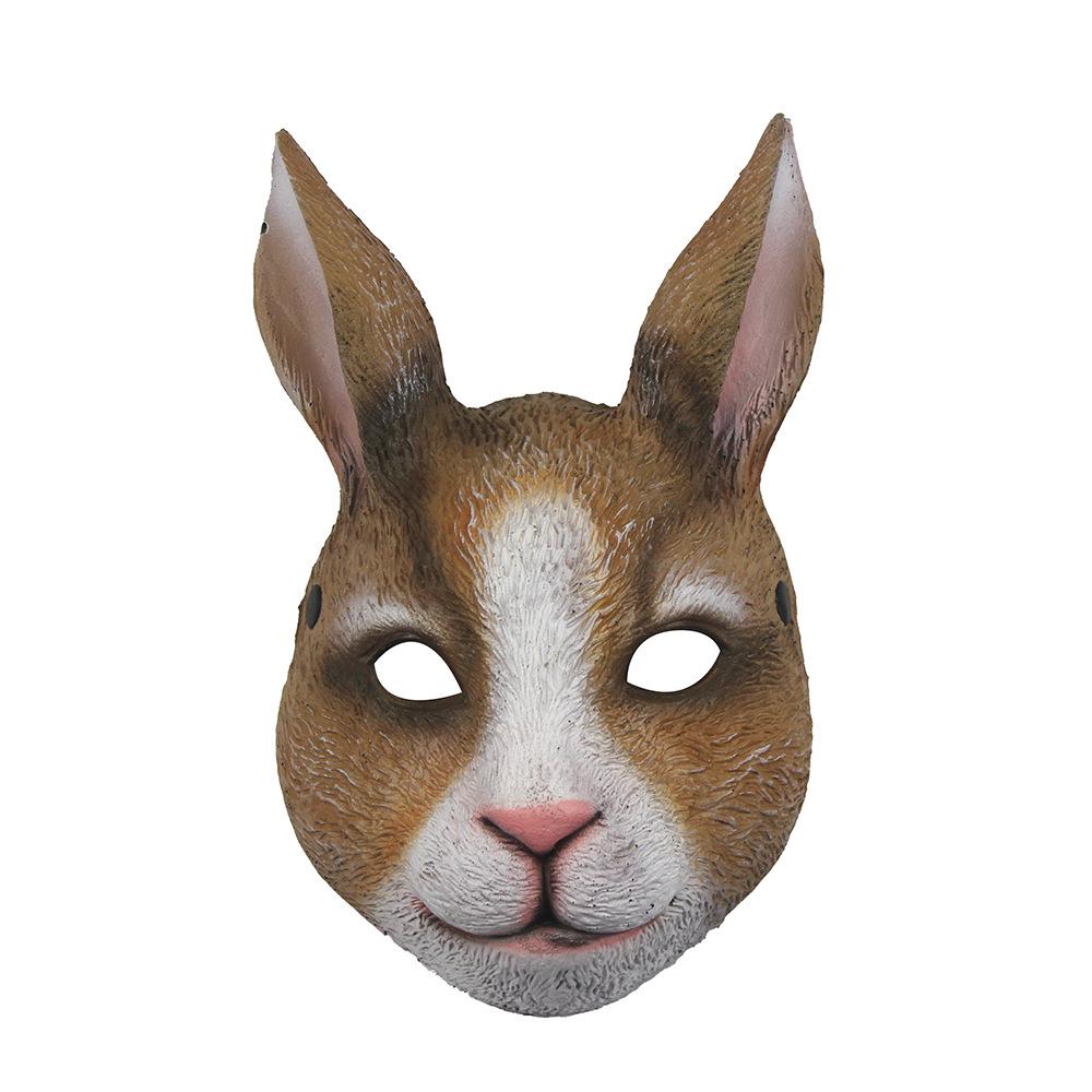 Cosplay Rabbit Mask Full Face Animal Rabbit Ears Bunny Mask Nightclub Masque Easter Carnival Party Masquerade Costume Acessories