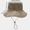 Весенне-летняя модная однотонная кепка-ведро, рыбацкая шляпа для мужчин и женщин, уличная шляпа от солнца для путешествий